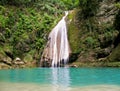 Forest waterfall in Hyrcanian forests Royalty Free Stock Photo