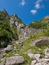 Waterfall from Jepii Mici mountains Royalty Free Stock Photo