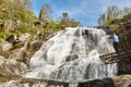 Waterfall in Jerte valley. Caozo area. Caceres, Spain Royalty Free Stock Photo