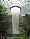 Waterfall in the Jewel Changi Airport