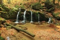 Waterfall in Jizera Mountains