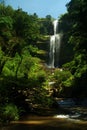 Waterfall Juan Curi near San Gil Royalty Free Stock Photo