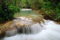 Waterfall in the jungle, kuangsi Royalty Free Stock Photo
