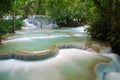 Waterfall in the jungle, kuangsi Royalty Free Stock Photo