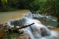 Waterfall in the jungle, kuangsi Royalty Free Stock Photo