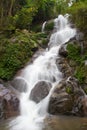 Waterfall in jungle near Chiang Rai Royalty Free Stock Photo