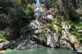 Waterfall in jungles - natural background