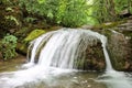 Waterfall Jur-Jur in Crimea full hight beautiful water strings landscape