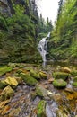 Waterfall Kamienczyk in Poland Royalty Free Stock Photo