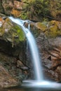 Waterfall Kamyanka in the Carpathian mountains Royalty Free Stock Photo