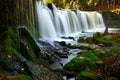 Waterfall Keila - Joa Colorful Golden autumn Royalty Free Stock Photo