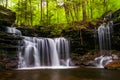 Waterfall on Kitchen Creek in Ricketts Glen State Park