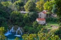 Waterfall in  Krka National Park, Croatia Royalty Free Stock Photo