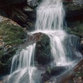 Waterfall in Kullu Valley, Northern India,