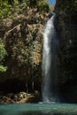 Waterfall La Cangreja in Rincon de la Vieja National Park near Curubande in Costa Rica Royalty Free Stock Photo