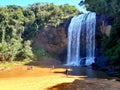 Waterfall with Lake