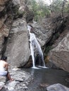 Waterfall lake nature India