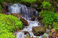 Waterfall landscape near the Village of Capalna Romania Royalty Free Stock Photo