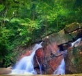 Waterfall landscape in tropical forest