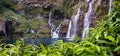 Waterfall on Langevin river Royalty Free Stock Photo