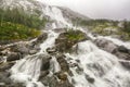 Waterfall Langfoss Etne, Norway