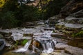 Waterfall in Las Batuecas Natural Park, Salamanca, Spain Royalty Free Stock Photo