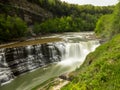 Waterfall in letchworth state park Royalty Free Stock Photo