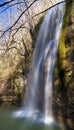 Waterfall of Leziza in Ergoiena, Navarre Royalty Free Stock Photo