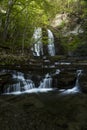 Waterfall - Lick Brook Canyon - Sweedler Park - Ithaca, New York Royalty Free Stock Photo