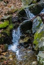 Small Waterfall in the Blue Ridge Mountains Royalty Free Stock Photo