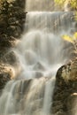 The waterfall of Loutraki city in Greece. Royalty Free Stock Photo