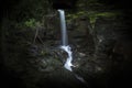 Waterfall in the Lumsdale Valley, Matlock, Derbyshire, Peak Dist Royalty Free Stock Photo