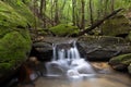 Waterfall in lush green Australian bush land