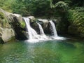 Waterfall in lushan mountains