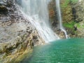 Waterfall in lushan mountains