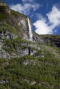 Waterfall in the Lysefjord