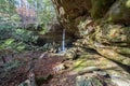 Waterfall in Mammoth Cave National Park. Royalty Free Stock Photo