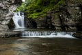 Waterfall - Manorkill Falls - Catskill Mountains, New York Royalty Free Stock Photo