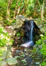 Waterfall in Maruyama Park - Kyoto Royalty Free Stock Photo