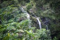 Waterfall in Maui Hawaii Royalty Free Stock Photo