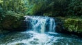 Route of the waterfalls with 14 waterfalls in corupa one of the last areas of the Atlantic forest in Brazil.