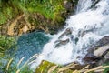 Waterfall of Mexico Xico Veracruz fog forrest Royalty Free Stock Photo