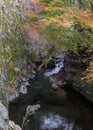 Waterfall at Minoo or Minoh national park in autumn, Osaka, Japan Royalty Free Stock Photo