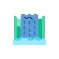 Waterfall Model Icon for Project Management