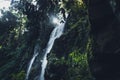 Waterfall Mok Fah Waterfall in the jungle