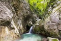 Waterfall in Monte Cucco Park - Italy Royalty Free Stock Photo