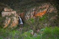 Waterfall in Morialta Conservation Park in Adelaide, Australia