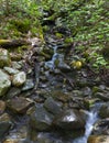 Waterfall Mount Washinton area via Ammonoosuc ravine trail Royalty Free Stock Photo