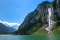 Waterfall Mountain Lake Green Photo taked at Stillup Lake, Austria