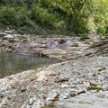 Mountain river Pshada in Krasnodarsky Krai